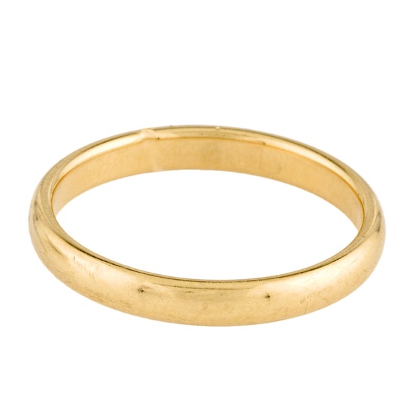 NFS Tiffany & Co. 18K Gold Tiffany Forever Ring 3mm Size 8.5 ~ Authentic ✨ - Picture 11 of 14
